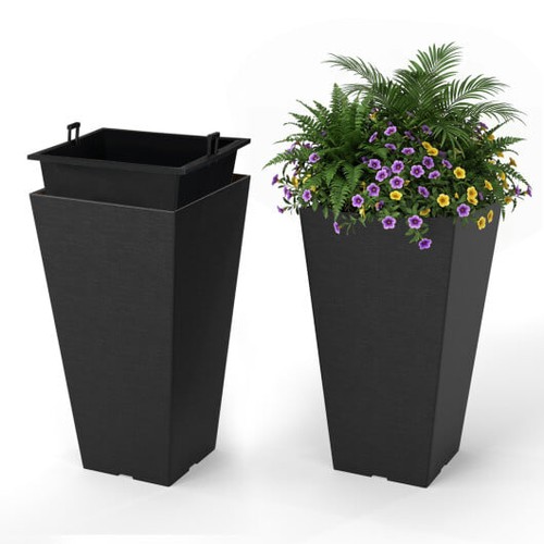 Inch tall square - inch, planter