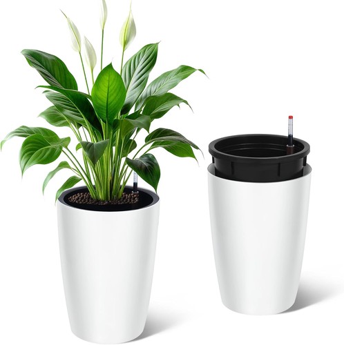 Tall planter set self - set, of