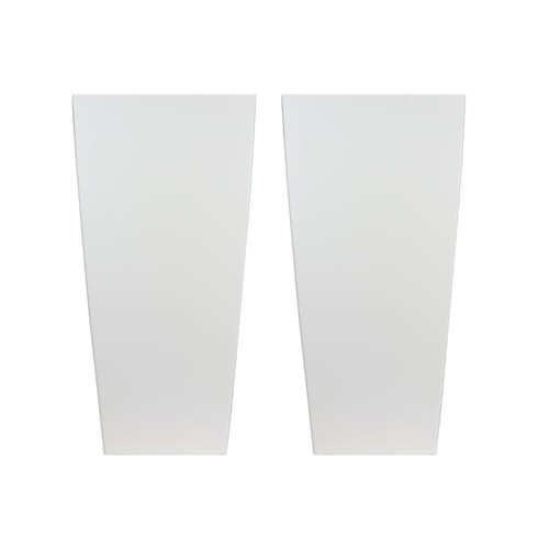 2pcs white tall square - 2pcs,