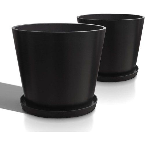 Set black round resin - set,