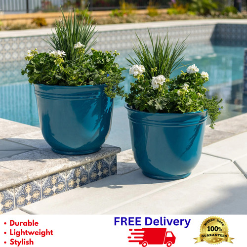 Pack resin planters - 2-pack,